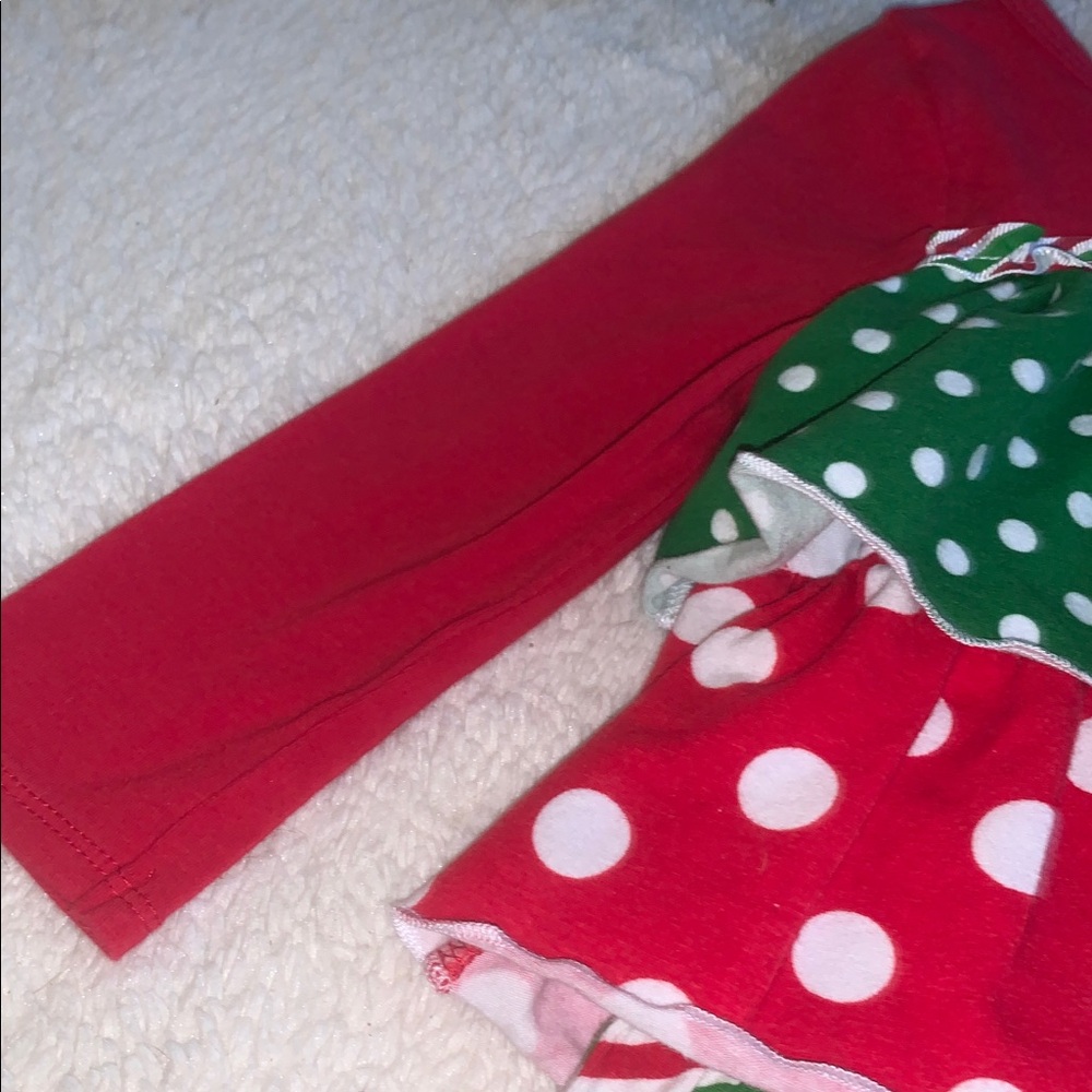 Bonnie Baby Christmas Holiday Tunic Top EUC 24M - Picture 5 of 9